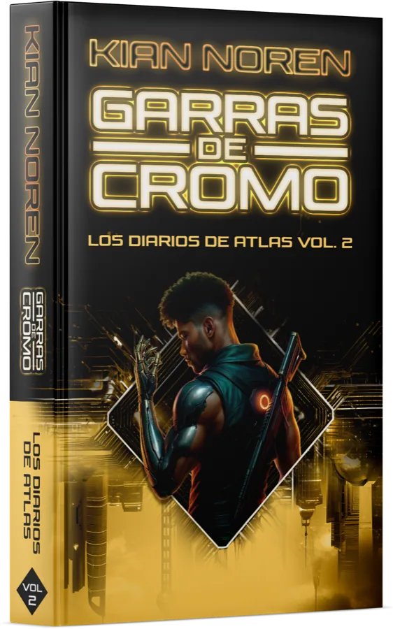 Spanish-language mockup of Garras de Cromo