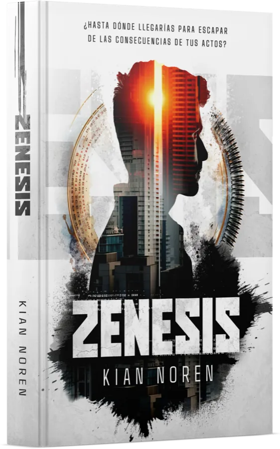Spanish-language mockup of Zenesis